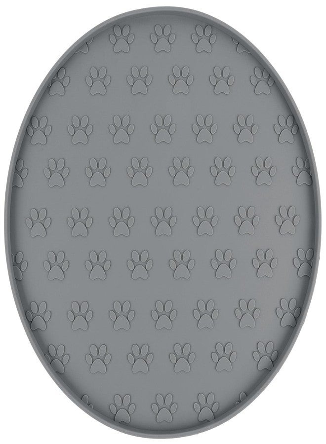 SUNLAND Silicone Cat Food Mat, Pet Feeding Mats for Food and Water Pet Placemat for Dog Waterproof Non-Slip Feeding Bowl Mat Raised Edge Prevents Residue from Spilling onto The Floor Pets Accessories - Image 1